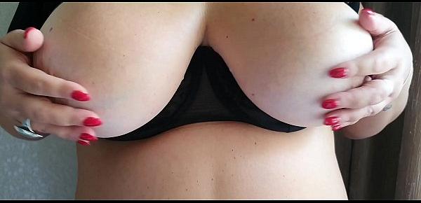  Sexy big naked sloppy boobs. BBW Milf